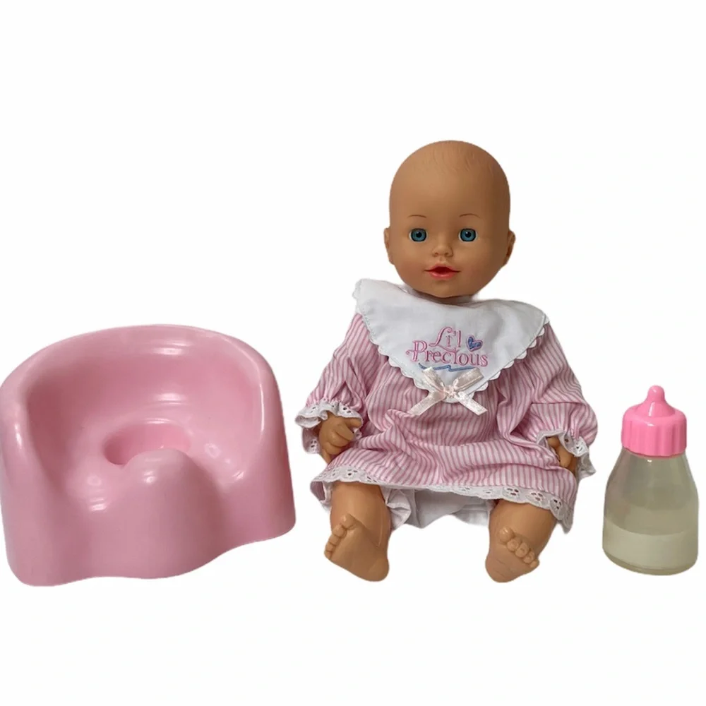 Potty Training Baby Doll, Potty & Bottle Set